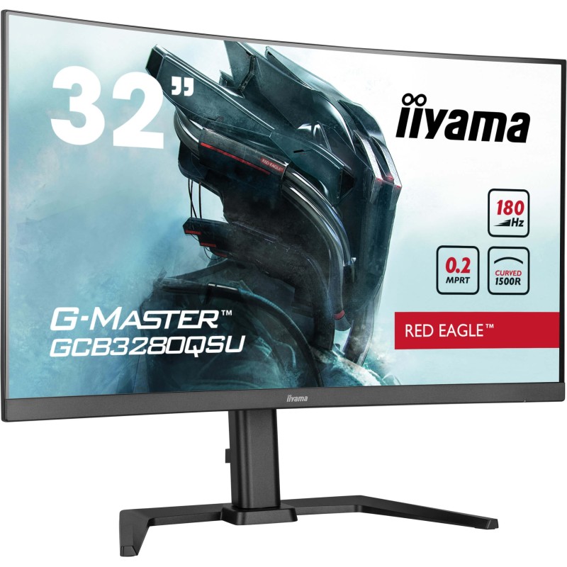 iiyama G-MASTER GCB3280QSU-B2 écran plat de PC 80 cm (31.5") 2560 x 1440 pixels Dual QHD LED Noir iiyama G-MASTER GCB3280QSU-B2 écran plat de PC 80 cm (31.5") 2560 x 1440 pixels Dual QHD LED Noir