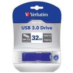 Verbatim 43896 lecteur USB flash 32 Go USB Type-A 3.2 Gen 1 (3.1 Gen 1) Bleu