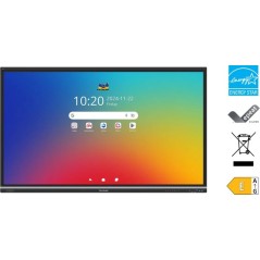 Viewsonic IFP9851 Display tableau blanc interactif 2,49 m (98") 3840 x 2160 pixels Écran tactile Noir