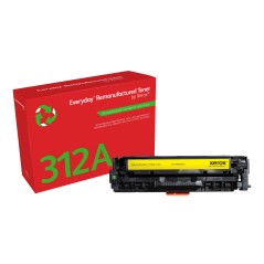 Toner remanufacturé Jaune Everyday™ de Xerox compatible avec HP 312A (CF382A), Capacité standard