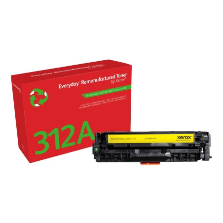 Toner remanufacturé Jaune Everyday™ de Xerox compatible avec HP 312A (CF382A), Capacité standard