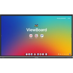 Viewsonic IFP8651-3C tableau blanc interactif 2,18 m (86") 3840 x 2160 pixels Écran tactile Noir USB