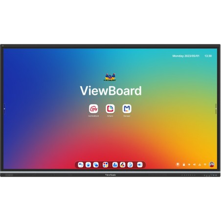 Viewsonic IFP8651-3C tableau blanc interactif 2,18 m (86") 3840 x 2160 pixels Écran tactile Noir USB