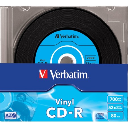 Verbatim CD-R AZO Data Vinyl 700 Mo 52x 10 pièce(s)