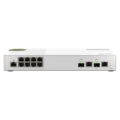QNAP QSW-M2108-2C commutateur réseau Géré L2 2.5G Ethernet (100 1000 2500) Gris, Blanc