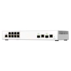 QNAP QSW-M2108-2C commutateur réseau Géré L2 2.5G Ethernet (100 1000 2500) Gris, Blanc