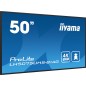 iiyama LH5075UHS-B1AG Écran d'affichage dynamique Écran plat de signalisation numérique 125,7 cm (49.5") LCD Wifi 500 cd/m² 4K