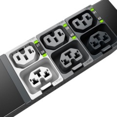 APC NetShelter Rack PDU Advanced, Contrôlé, 3PH, 22,1kW 400V 32A ou 17,3kW 415V 30A, 48 Prises, CEI309