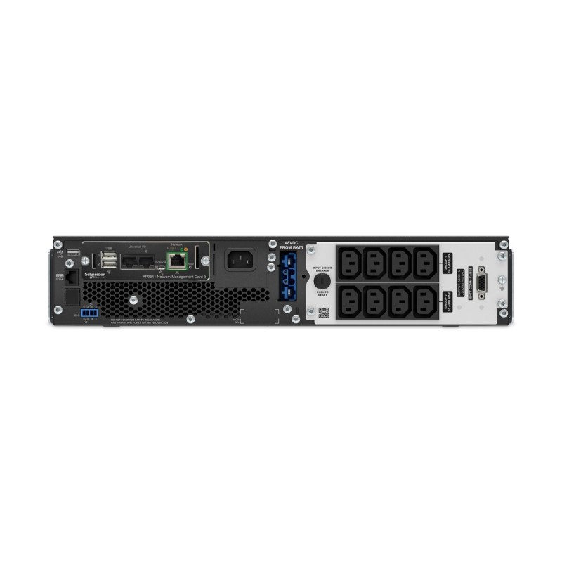 APC Smart-UPS On-Line, 1500VA, Rackmount 2U, 230V, 8x C13 IEC outlets, Network Card, W/ rail kit, Used W/O Lithium-ion external APC Smart-UPS On-Line, 1500VA, Rackmount 2U, 230V, 8x C13 IEC outlets, Network Card, W/ rail kit, Used W/O Lithium-ion external