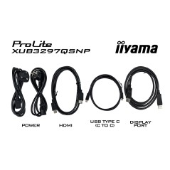 iiyama ProLite XUB3297QSNP-B1 écran plat de PC 81,3 cm (32") 2560 x 1440 pixels Quad HD LED Noir