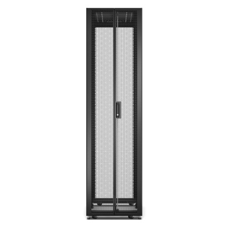 APC Baie EasyRack 600mm/48U/1000mm avec toit, sans panneau latéral, roulettes, noir