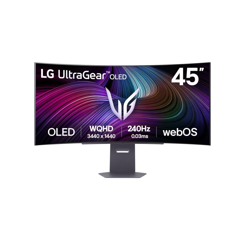 LG 45GX90SA-B écran plat de PC 114,3 cm (45") 3440 x 1440 pixels Wide Quad HD OLED Noir LG 45GX90SA-B écran plat de PC 114,3 cm (45") 3440 x 1440 pixels Wide Quad HD OLED Noir