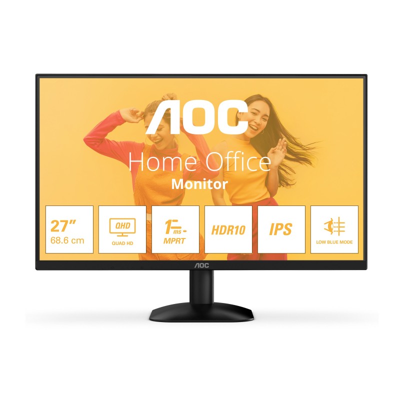 AOC B3 Q27B35E écran plat de PC 68,6 cm (27") 2560 x 1440 pixels Quad HD LED Noir AOC B3 Q27B35E écran plat de PC 68,6 cm (27") 2560 x 1440 pixels Quad HD LED Noir