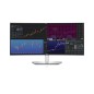 DELL UltraSharp U3824DW écran plat de PC 95,2 cm (37.5") 3840 x 1600 pixels Wide Quad HD+ LCD Noir, Argent