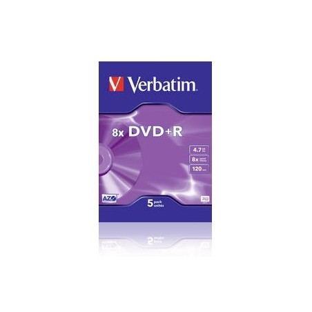 Verbatim DVD+R 8x 4,7 Go 5 pièce(s)