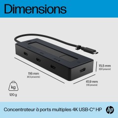 HP Concentrateur USB-C 4K