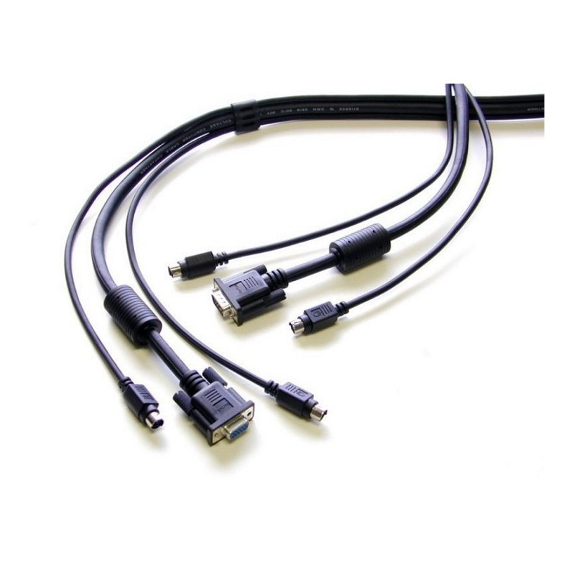 Neomounts KVM Switch cable, PS/2 câble kvm Noir 5 m