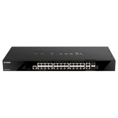 D-Link DGS-1520-28 commutateur réseau Géré L3 10G Ethernet (100 1000 10000) 1U Noir