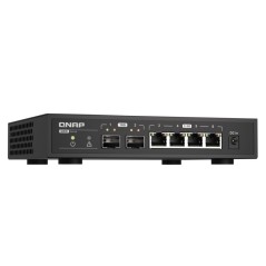 QNAP QSW-2104-2S commutateur réseau Non-géré 2.5G Ethernet Noir