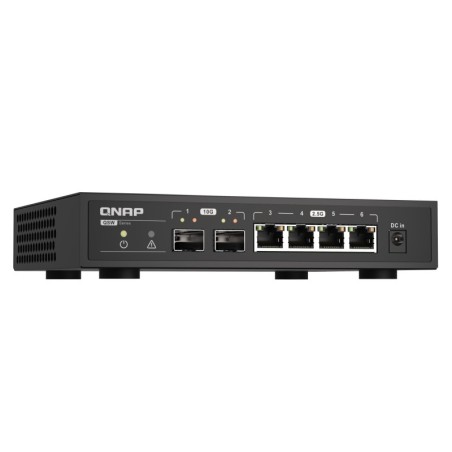 QNAP QSW-2104-2S commutateur réseau Non-géré 2.5G Ethernet Noir