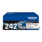 Brother TN242BKTWIN Pack de deux cartouches de toner originales – Noir Brother TN242BKTWIN Pack de deux cartouches de toner originales – Noir