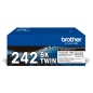 Brother TN242BKTWIN Pack de deux cartouches de toner originales – Noir Brother TN242BKTWIN Pack de deux cartouches de toner originales – Noir