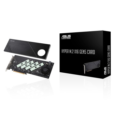 ASUS Hyper M.2 x16 Gen5 Card carte et adaptateur d'interfaces Interne