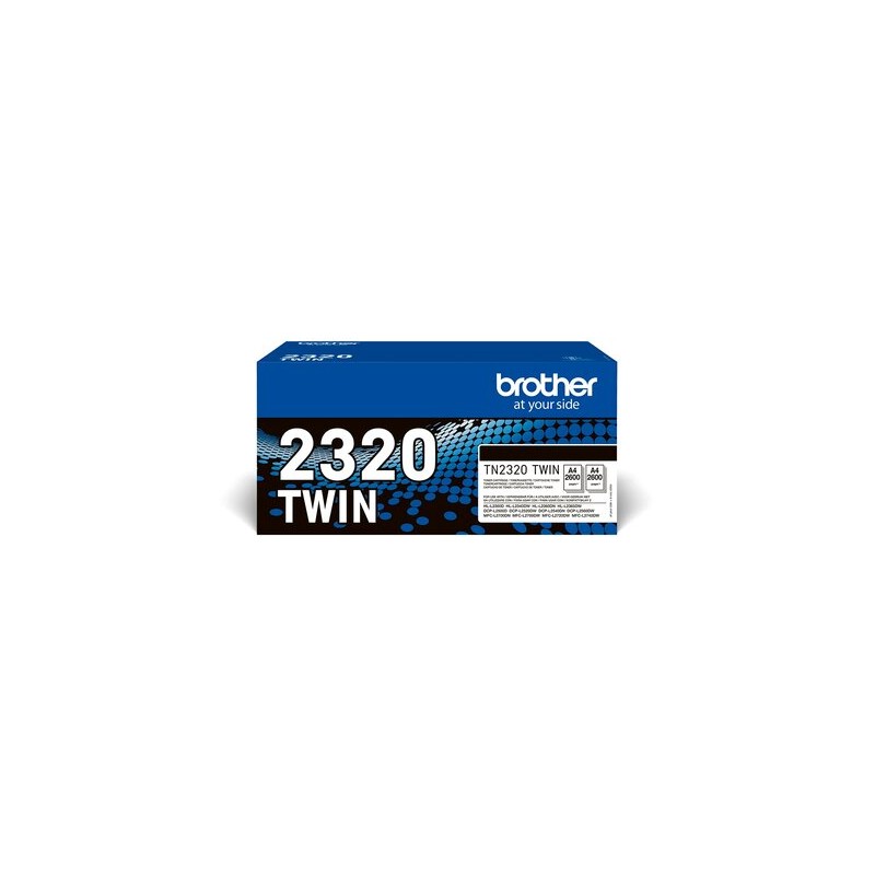 Brother TN-2320TWIN Cartouche de toner 1 pièce(s) Original Noir Brother TN-2320TWIN Cartouche de toner 1 pièce(s) Original Noir