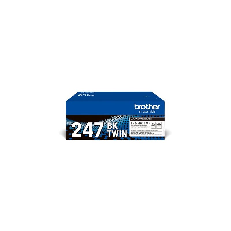 Brother TN-247BKTWIN Cartouche de toner 2 pièce(s) Original Noir Brother TN-247BKTWIN Cartouche de toner 2 pièce(s) Original Noir