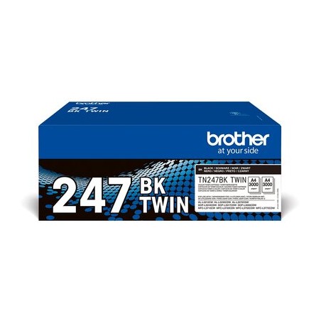 Brother TN-247BKTWIN Cartouche de toner 2 pièce(s) Original Noir