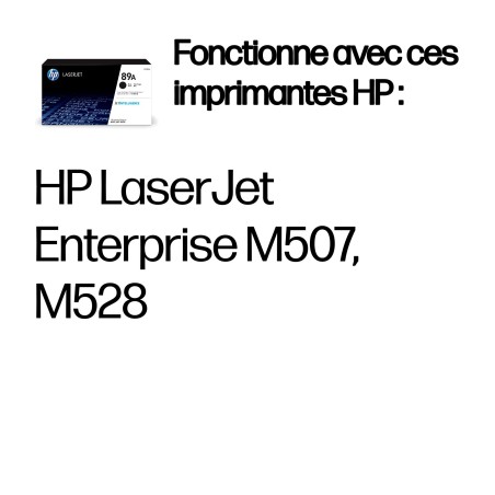 HP Toner noir LaserJet 89A authentique