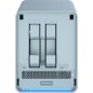 QNAP QMiroPlus-201W NAS Bureau Intel® Celeron® J4125 4 Go DDR4 0 To QNAP Turbo System Bleu