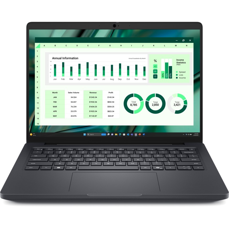 DELL Pro Max 14 MC14250 Intel Core Ultra 7 265H Station de travail mobile 35,6 cm (14") Full HD+ 32 Go LPDDR5x-SDRAM 1 To SSD
