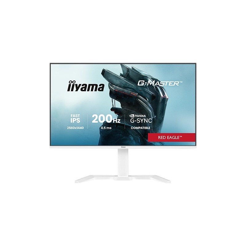 iiyama G-MASTER GB2771QSU-W1 écran plat de PC 68,6 cm (27") 2560 x 1440 pixels Wide Quad HD Blanc iiyama G-MASTER GB2771QSU-W1 écran plat de PC 68,6 cm (27") 2560 x 1440 pixels Wide Quad HD Blanc