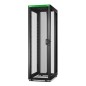 APC Baie EasyRack 600mm/42U/1000mm avec toit, sans panneau latéral, roulettes, noir