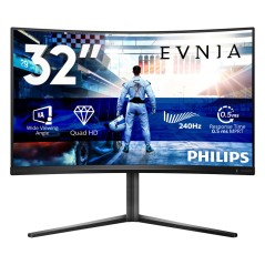Philips Evnia 5000 32M2C5500W 00 écran plat de PC 80 cm (31.5") 2560 x 1440 pixels Quad HD LCD Noir