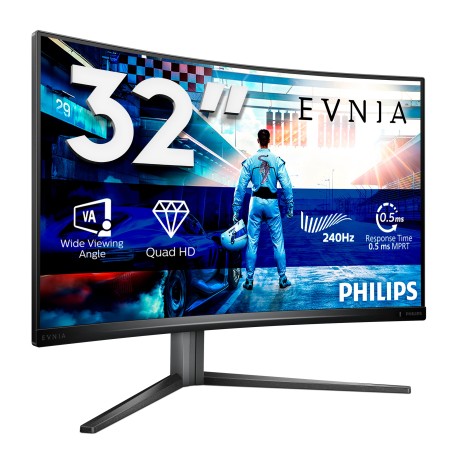 Philips Evnia 5000 32M2C5500W/00 écran plat de PC 80 cm (31.5") 2560 x 1440 pixels Quad HD LCD Noir