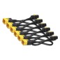 APC NetShelter - Kit cordon d'alimentation - Verrouillable - 6 câbles - 0,61m APC NetShelter - Kit cordon d'alimentation - Verrouillable - 6 câbles - 0,61m