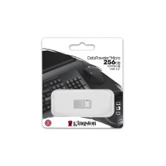 Kingston Technology DataTraveler 256 Go Micro 200 Mo s Metal USB 3.2 Gen 1