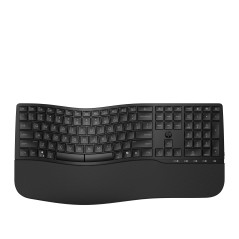 HP 680 CFT Dual-Mode KBD FR clavier Maison RF sans fil + Bluetooth Noir