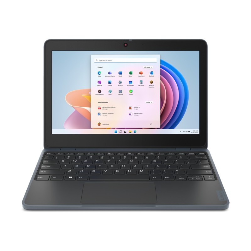 Lenovo 100w Gen 4 Intel® N N100 Ordinateur portable 29,5 cm (11.6") HD 4 Go LPDDR5-SDRAM 128 Go SSD Wi-Fi 6 (802.11ax) Windows Lenovo 100w Gen 4 Intel® N N100 Ordinateur portable 29,5 cm (11.6") HD 4 Go LPDDR5-SDRAM 128 Go SSD Wi-Fi 6 (802.11ax) Windows