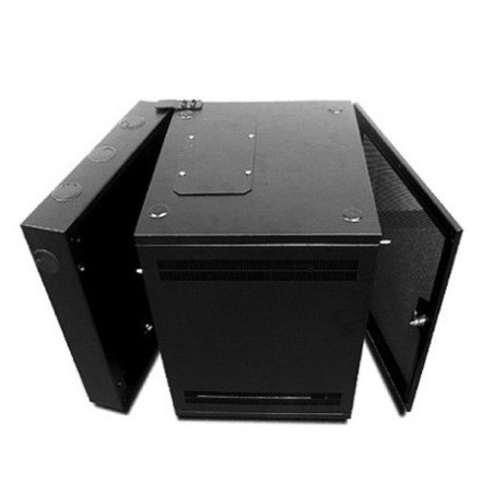 APC NetShelter WX 13U w/Threaded Hole Vertical Mounting Rail Vented Front Door