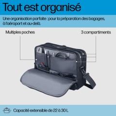 HP Sacoche pour PC portable Travel Plus 22L 16 pouces