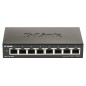 D-Link DGS-1100-08V2 Géré L2 Gigabit Ethernet (10/100/1000) Noir D-Link DGS-1100-08V2 Géré L2 Gigabit Ethernet (10/100/1000) Noir