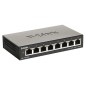 D-Link DGS-1100-08V2 Géré L2 Gigabit Ethernet (10/100/1000) Noir D-Link DGS-1100-08V2 Géré L2 Gigabit Ethernet (10/100/1000) Noir