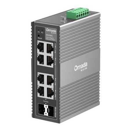TP-Link Omada IES208G commutateur réseau Géré Gigabit Ethernet (10 100 1000)