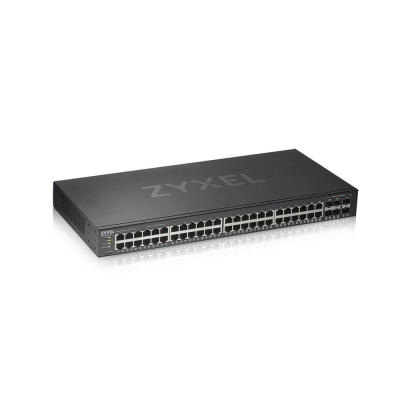 Zyxel GS1920-48V2 Géré Gigabit Ethernet (10/100/1000) Noir Zyxel GS1920-48V2 Géré Gigabit Ethernet (10/100/1000) Noir