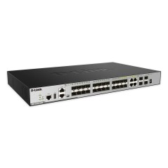 D-Link DGS-3630-28SC commutateur réseau Géré L3 1U Noir