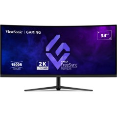 Viewsonic VX3418C-2K écran plat de PC 86,4 cm (34") 3440 x 1440 pixels UltraWide Quad HD Noir