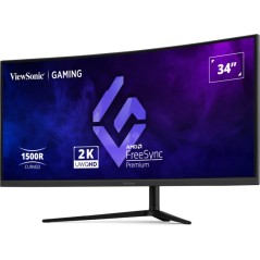 Viewsonic VX3418C-2K écran plat de PC 86,4 cm (34") 3440 x 1440 pixels UltraWide Quad HD Noir